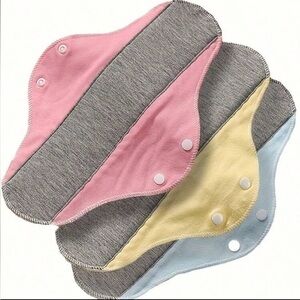 4 Pcs Washable Graphene Menstrual Cloth Pads